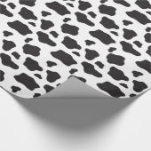 リル女性のカーボーイベビーシャワー牛プリント包装紙 ラッピングペーパー (角)