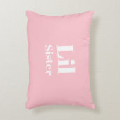 リル姉妹ピンクの白い女の子 アクセントクッション (正面(垂直))