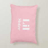 リル姉妹ピンクの白い女の子 アクセントクッション (裏面(縦))