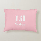 リル姉妹ピンクの白い女の子 アクセントクッション (裏面)