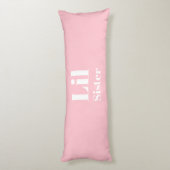 リル姉妹ピンクの白い女の子 ボディピロー (裏面 (縦))