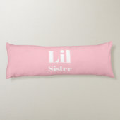 リル姉妹ピンクの白い女の子 ボディピロー (裏面)