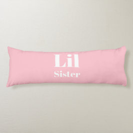 リル姉妹ピンクの白い女の子 ボディピロー