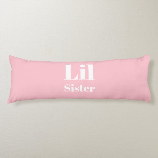 リル姉妹ピンクの白い女の子 ボディピロー (正面)