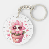 リル愛フラワーキーチェーン キーホルダー (裏面)