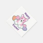 リル春コルギパターン スタンダードカクテルナプキン (角)