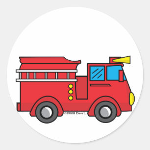 リル消防車 ラウンドシール