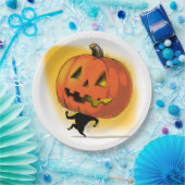 リル・カボチャ・ヘッド ペーパープレート (パーティー)