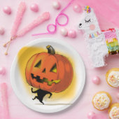 リル・カボチャ・ヘッド ペーパープレート (パーティー)