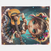 リル・カントリー・スター フリースブランケット (正面(横))