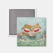 リル&コナホールディングハンズ マグネット (正面/裏面)