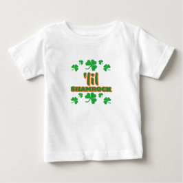 『リル・シャムロック・セント・パトリックの日 ベビーTシャツ