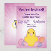 リル・スプリング・チック・パターン 招待状 (正面/裏面)