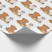 リル・スラッガー野球をテーマにした ラッピングペーパー (角)