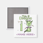 リル・ドラゴン1st誕生日 マグネット (正面/裏面)