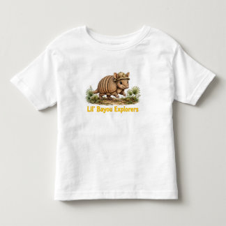 リル・バイユー・エクスプローラーズ アルマジロ トドラーTシャツ トドラーTシャツ