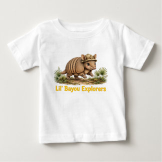 リル・バイユー・エクスプローラーズ・アルマジロ・ベビーTシャツ ベビーTシャツ