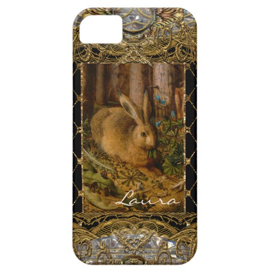 リル·バニーインザ·ガーデン·モノグラム Case-Mate iPhoneケース (裏面)