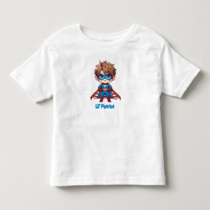 リル・パトリオット – かわいいベビーハゲ・イーグル・ボーイズ トドラーTシャツ