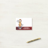 リル・ピーナッツパーソナライズされた ポストイット (デスク上)