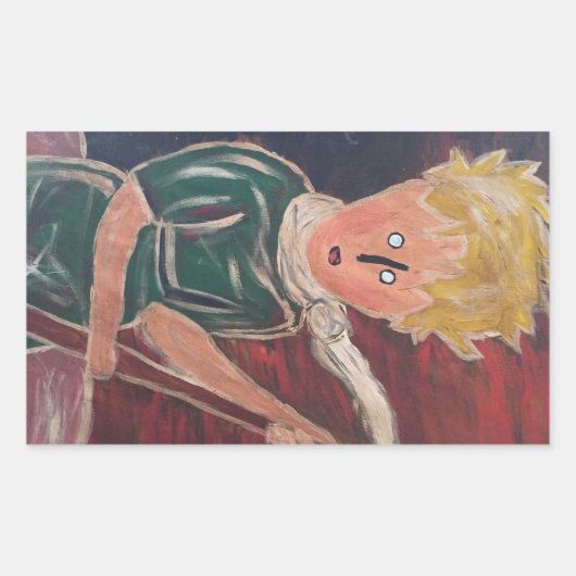 リル・ピー 長方形シール (正面)