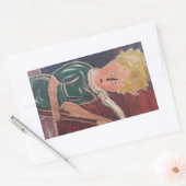 リル・ピー 長方形シール (封筒)