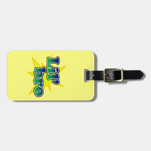 リル・ブロ ラゲッジタグ (正面横)