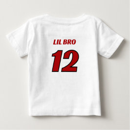 リル・ブロ・レッド・レースカー・クルーの誕生日パーティー ベビーTシャツ