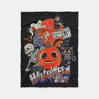 リル・ブー ハロウィン ホラー ナイト 毎日が10月3日 フリースブランケット