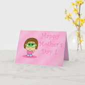 リル・メイベル・マザー・デイ カード (黄色い花)