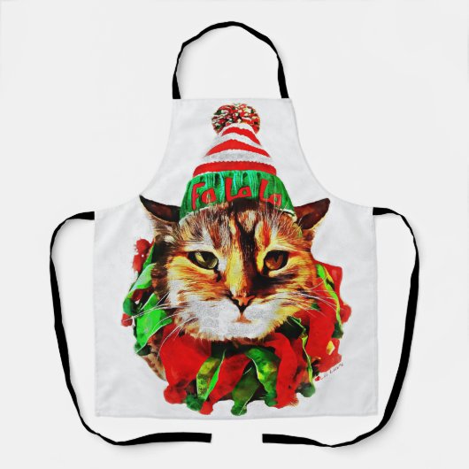 リルLoveのクリスマスエプロン エプロン (正面)