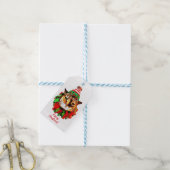 リルLoveのクリスマスラベル ギフトタグ (より糸付き)