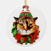 リルLoveの円形セラミックオーナメント セラミックオーナメント (正面)