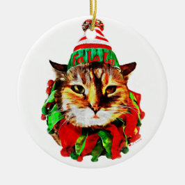 リルLoveの円形セラミックオーナメント セラミックオーナメント