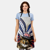 リルLoveの愛国的エプロン エプロン (着用した状態)