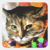 リルLoveハロウィーン スクエアシール (正面)