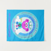 リレキンを使ったマインドフルネス タペストリー (正面(横))