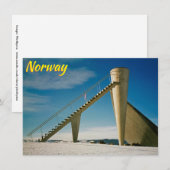 リレハンマーノルウェーカード (正面/裏面)