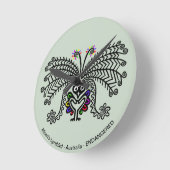 リレバード –  ラウンド壁時計 (傾斜)