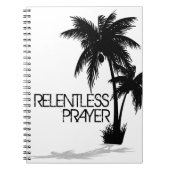 リレントレスデザインリレントレス祈りの言葉 ノートブック (正面)