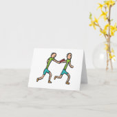 リレーレース カード (黄色い花)