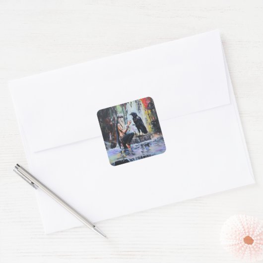 リレー スクエアシール (封筒)