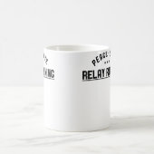 リレー ランニング 走る人 平和 愛 コーヒーマグカップ (中央)