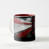 リレーfoorの生命オートショー034のサイズ調整をして下さい、…サイズ調整をして下さい ツートーンマグカップ (正面左)