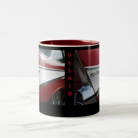 リレーfoorの生命オートショー034のサイズ調整をして下さい、…サイズ調整をして下さい ツートーンマグカップ (中央)