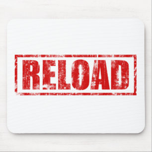 リロード! -ビデオゲームのゲーマーの賭博のシュート銃 マウスパッド
