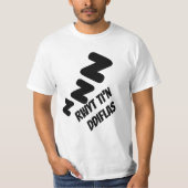 リワイトティンディフラス |ウェールズでは退屈だ Tシャツ (正面)