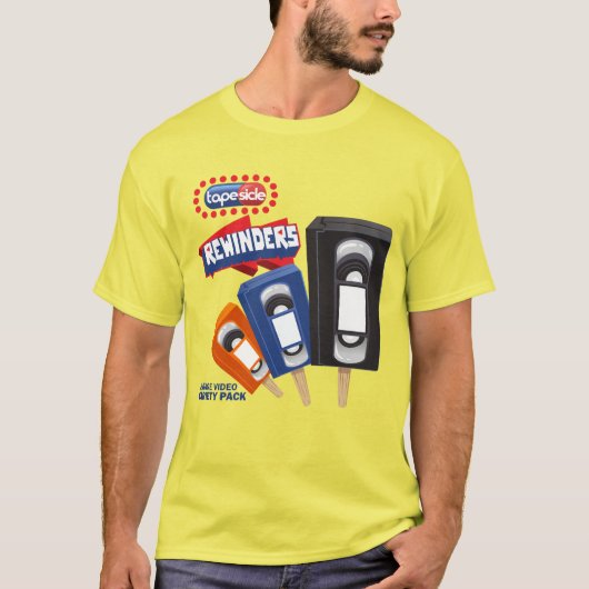 リワインダーズ:VHSアイスキャンディーのパロディ Tシャツ (正面)