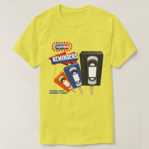 リワインダーズ：VHSアイスキャンディーのパロディ Tシャツ