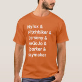 リワインド・ラグハット・ネーム Tシャツ (正面)